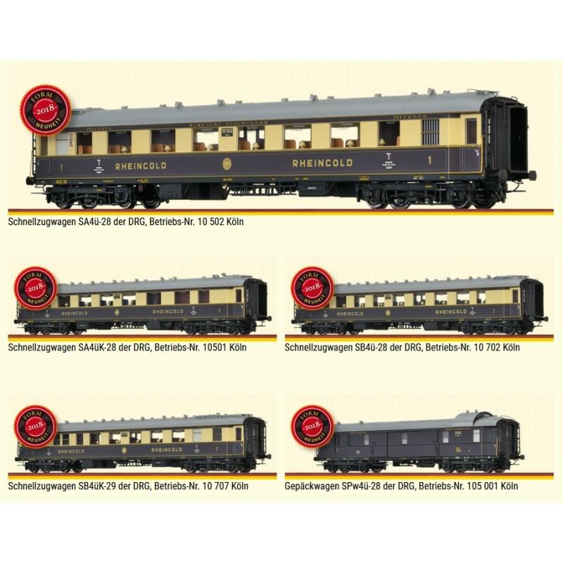 Brawa Rheingold set 46463 NIEUW, Overige merken, Gelijkstroom, Ophalen of Verzenden, Analoog