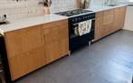 Eiken keukenfrontjes, plinten en deurknoppen Ikea Ekestad, Ophalen, Bruin, Zo goed als nieuw, 200 cm of meer