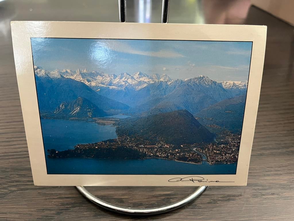 Vintage oude Kaart Italie Lago Maggiore 1986, Ophalen of Verzenden, 1980 tot heden, Italië