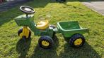 Rolly Toys Pedaal Tractor John Deere X-Trac met aanhanger, Ophalen, Gebruikt, Overige merken, Met kar of aanhanger