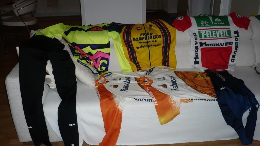 Verschillende Luxe Fietskleding, Ophalen of Verzenden, Zo goed als nieuw, Heren, Bovenkleding