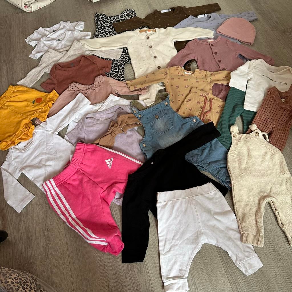 Kledingpakket babykleding maat 50/56, Kinderen en Baby's, Babykleding | Maat 68, Ophalen of Verzenden, Zo goed als nieuw, Jongetje of Meisje