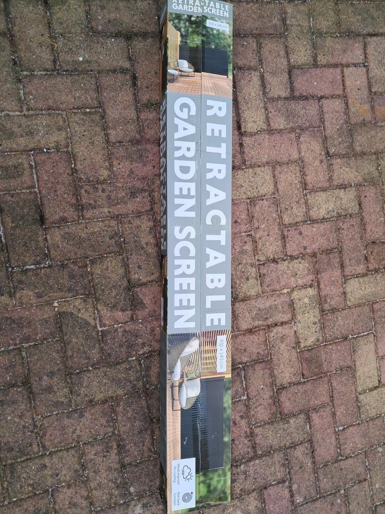 7 Retractable garden screen, Ophalen, Nieuw, Hout, 150 tot 200 cm
