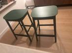 Ikea RÖNNINGE barkrukken 2 stuks groen, 2 krukken, Ophalen, Zo goed als nieuw, 60 tot 90 cm