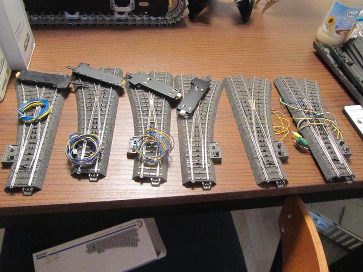 marklin elektrische wissels 2 met decoder, Hobby en Vrije tijd, Modeltreinen | H0, Zo goed als nieuw, Rails, Wisselstroom, Märklin