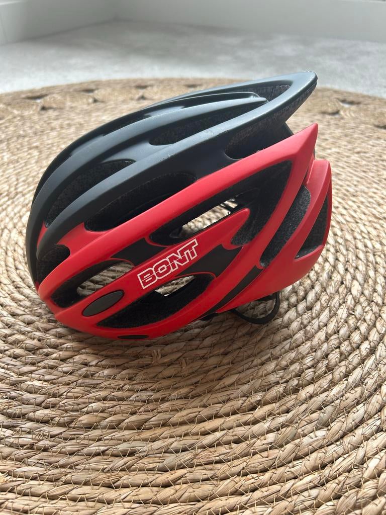 Bont fietshelm rood/zwart, Ophalen, Zo goed als nieuw, S, Jongen of Meisje