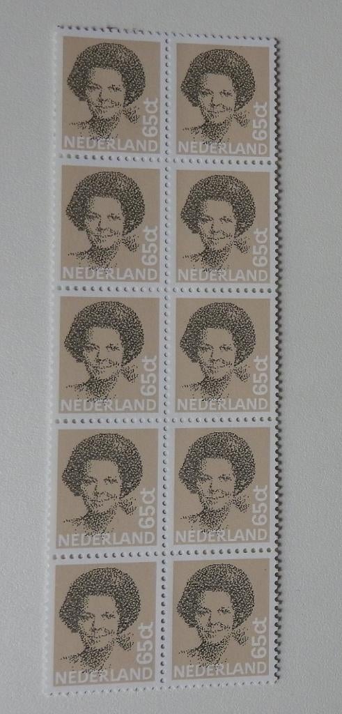Vel 1981 Beatrix 65 cent, Postzegels en Munten, Postzegels | Nederland, Verzenden, Na 1940, Postfris