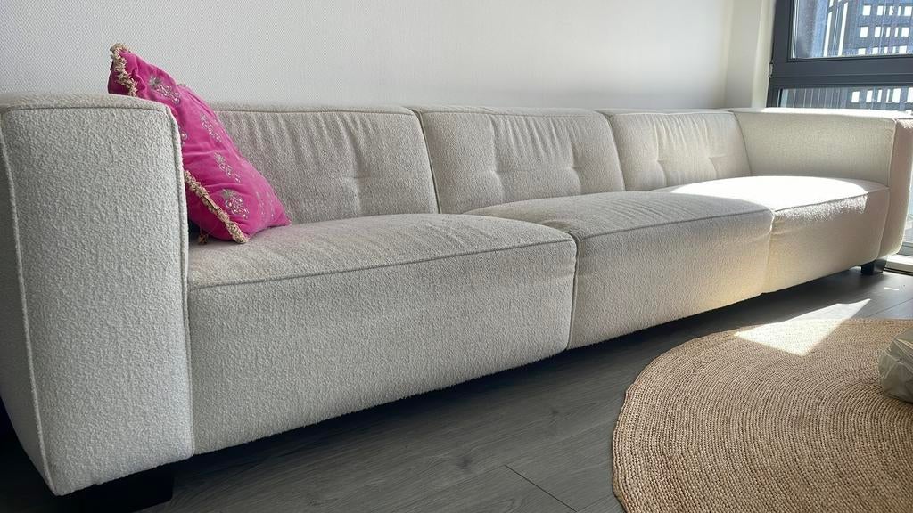 Rivièra Maison 5-zitsbank Hampton Heights Simply White, Ophalen of Verzenden, Zo goed als nieuw, 75 tot 100 cm