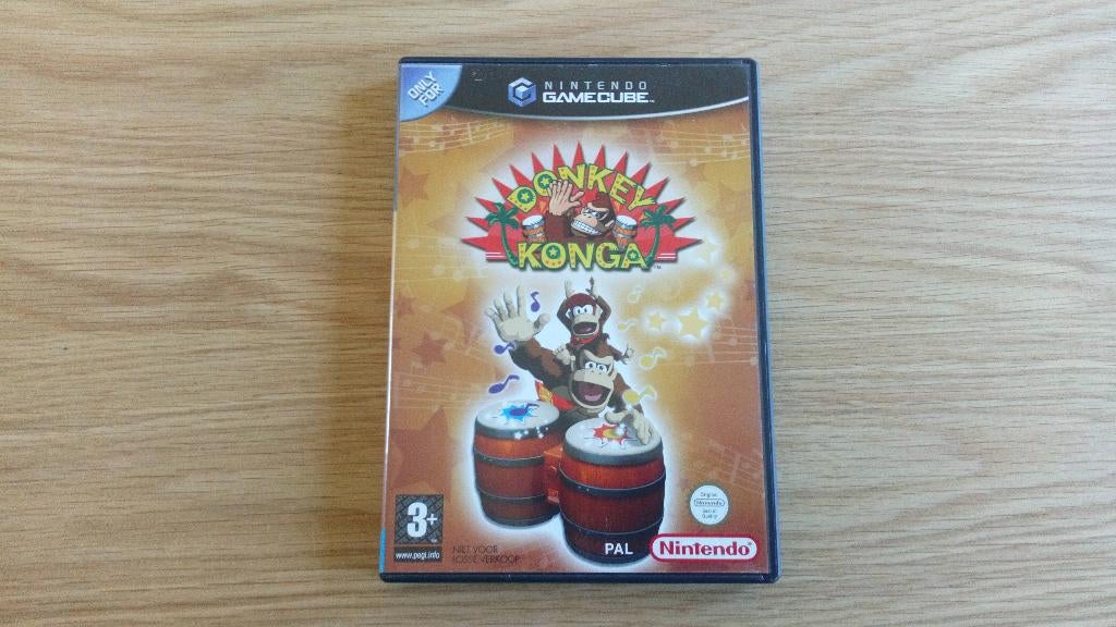 Donkey Konga - Gamecube, Spelcomputers en Games, Games | Nintendo GameCube, Muziek, Verzenden, Zo goed als nieuw, 3 spelers of meer