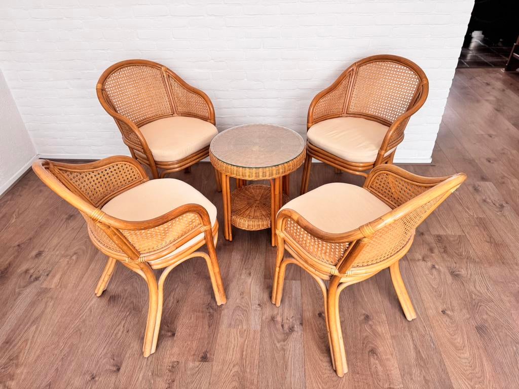 Rotan set, Antiek en Kunst, Ophalen