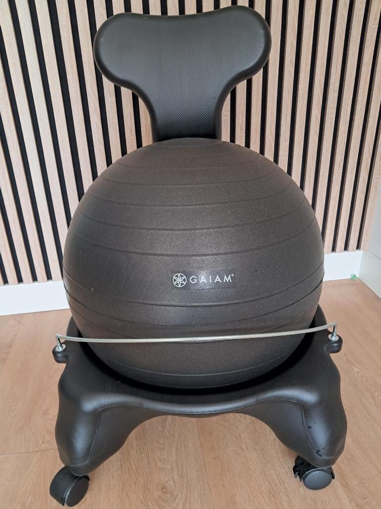 Ergonomische Fit-Chair️ met Gaiam Balance Ball, Sport en Fitness, Yoga en Pilates, Ophalen, Zo goed als nieuw, Yoga-accessoire