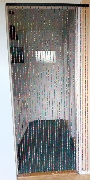 Vliegengordijn, Ophalen, Kunststof, 80 tot 100 cm, Hordeur