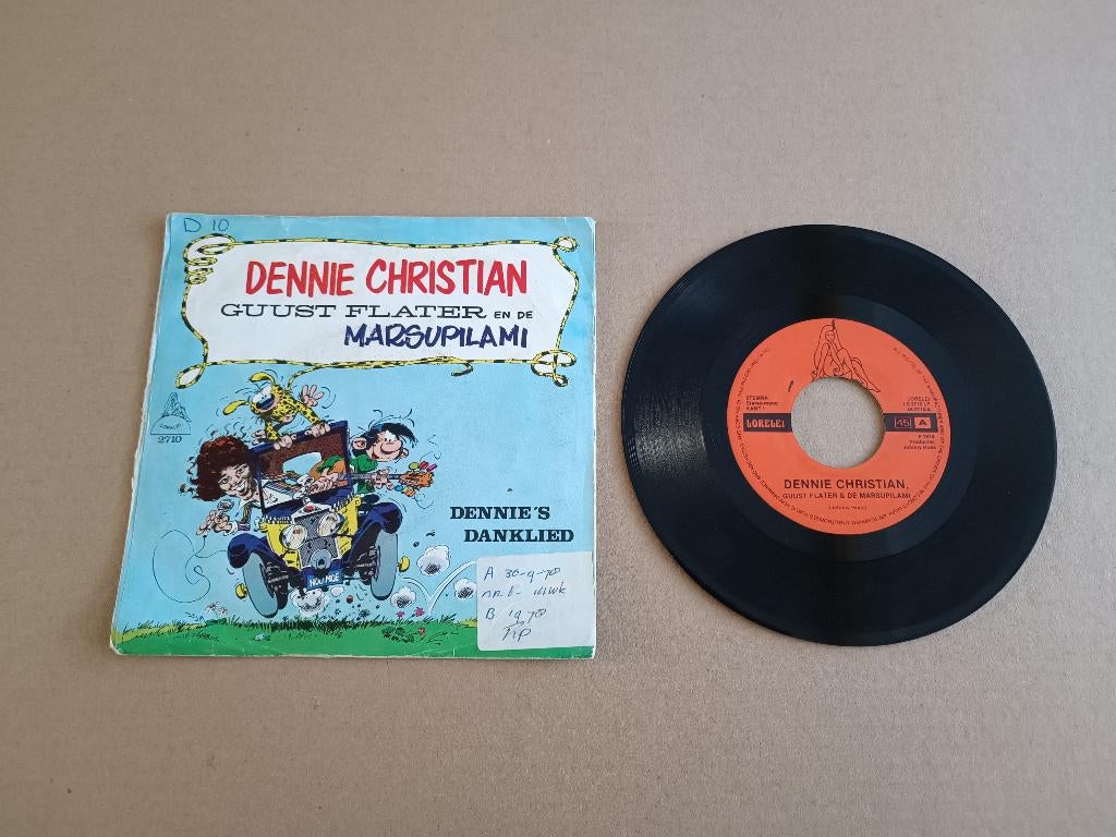 Single: Dennie Christiaan - Guust Flater En De Marsu (1978), Cd's en Dvd's, Verzenden, Gebruikt, 7 inch, Pop