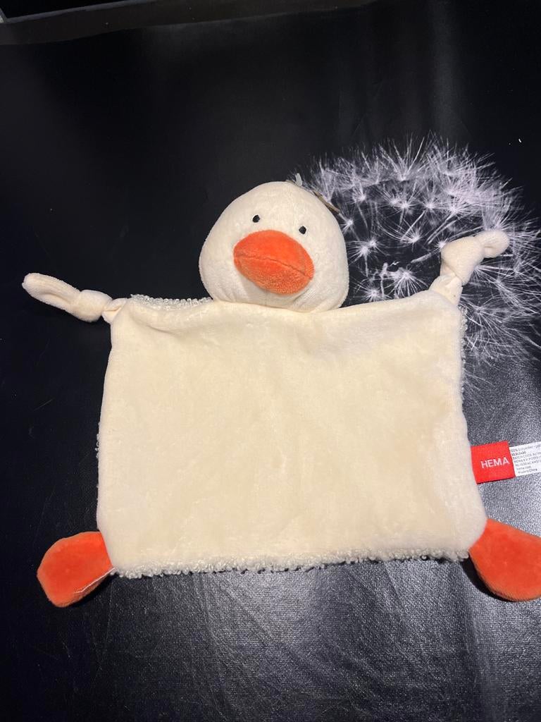 Hema Knuffeldoekje Eend - Zacht en Schattig, Ophalen of Verzenden, Zo goed als nieuw, Overige typen