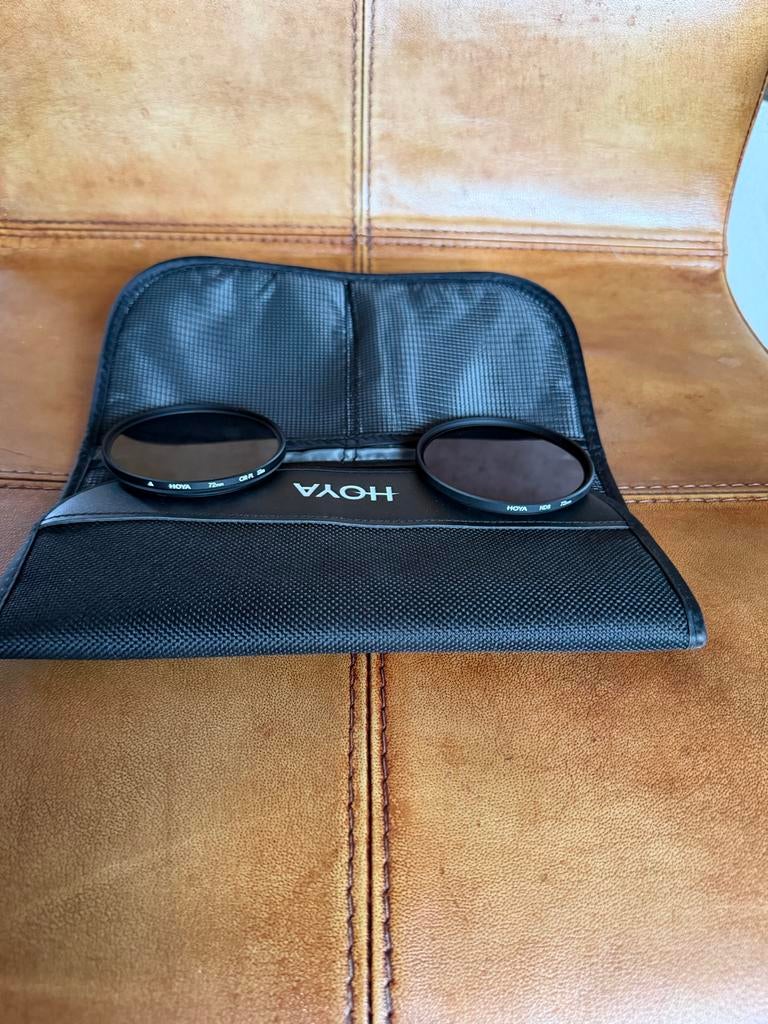 Hoya Polarisatie Filters: CPL & ND8 (72mm), Overige merken, Polarisatiefilter, Gebruikt, Ophalen of Verzenden