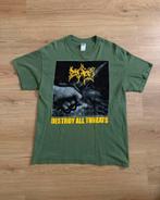 2013 Dying Fetus shirt, Ophalen of Verzenden, Zo goed als nieuw, Zwart