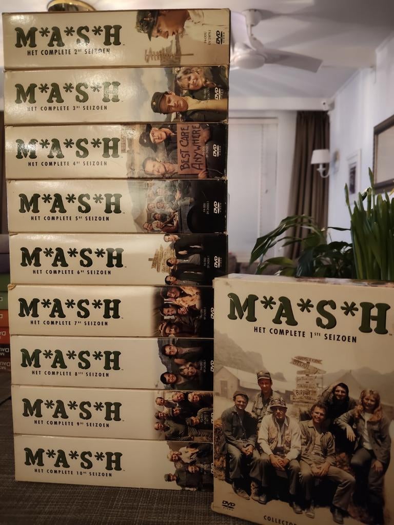 M*A*S*H Complete Seizoenen 1-10 Dvd Boxsets NL ZGAN!!, Boxset, Ophalen of Verzenden, Zo goed als nieuw, Komedie