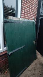 Houten Poortdeuren 1,8 x 1,8, Gebruikt, Minder dan 200 cm, Buitendeur, Hout