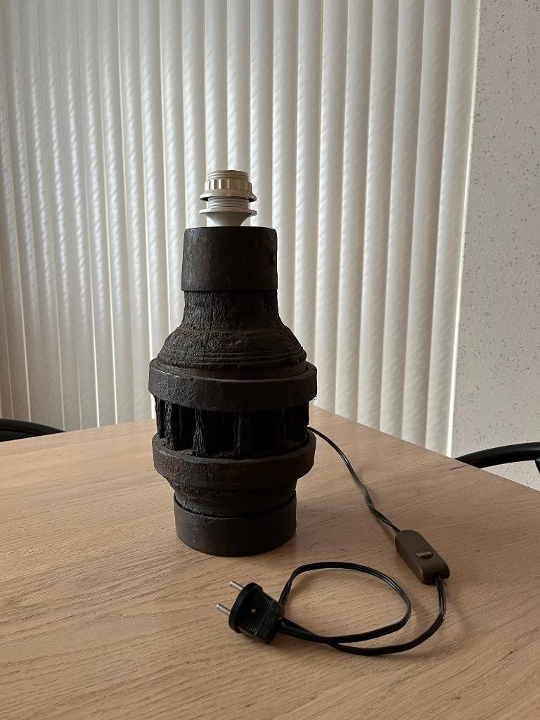 Oude Dom (van een karrewiel) als schemerlamp te gebruiken, Ophalen of Verzenden