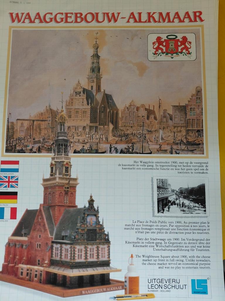 Bouwplaat / Knipplaat A35, Hobby en Vrije tijd, Ophalen of Verzenden, Nieuw, 1:50 of kleiner