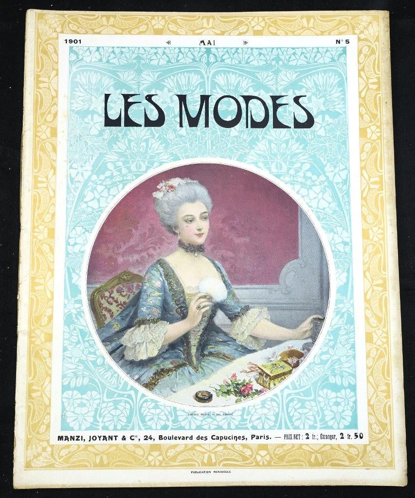 [Mode] Les Modes 1901 Mai No. 5 - Belle Epoque, Antiek en Kunst, Antiek | Boeken en Bijbels, Ophalen of Verzenden