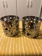 2 RVS potten Ikea, Ophalen of Verzenden, Zo goed als nieuw