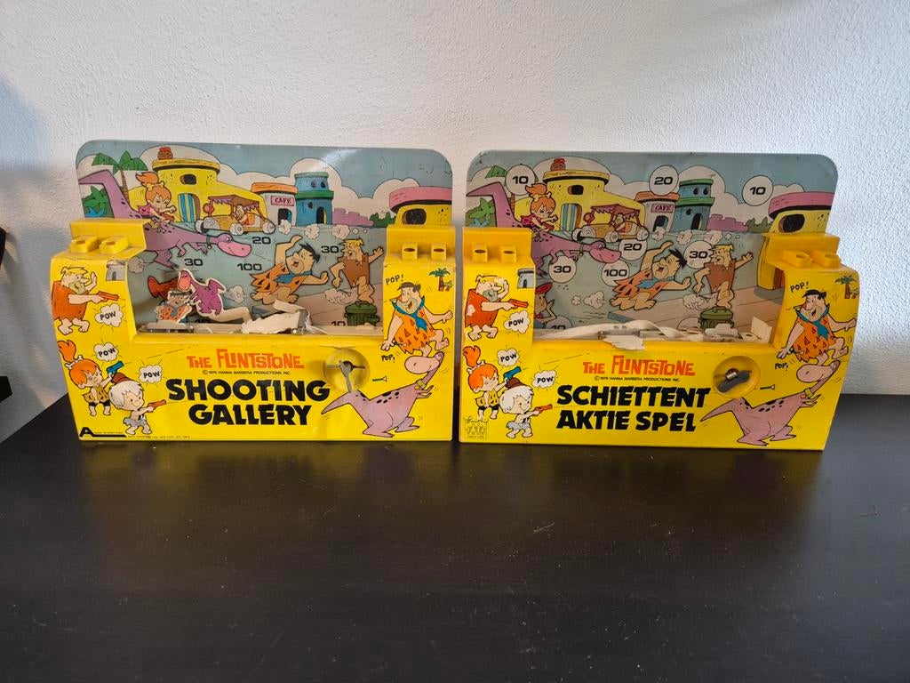 Vintage Flintstones Schietbaan Spel - Jaren '70, Ophalen of Verzenden, Gebruikt, Jongen of Meisje