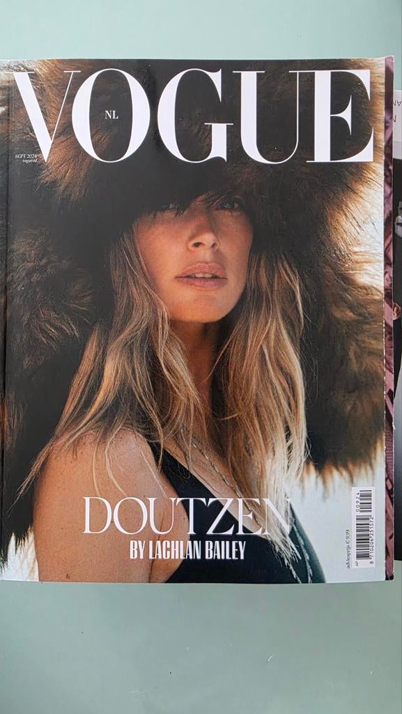 Vogue NL september 2025 met Doutzen Kroes - Nette staat, Boeken, Ophalen of Verzenden, Zo goed als nieuw, Glossy