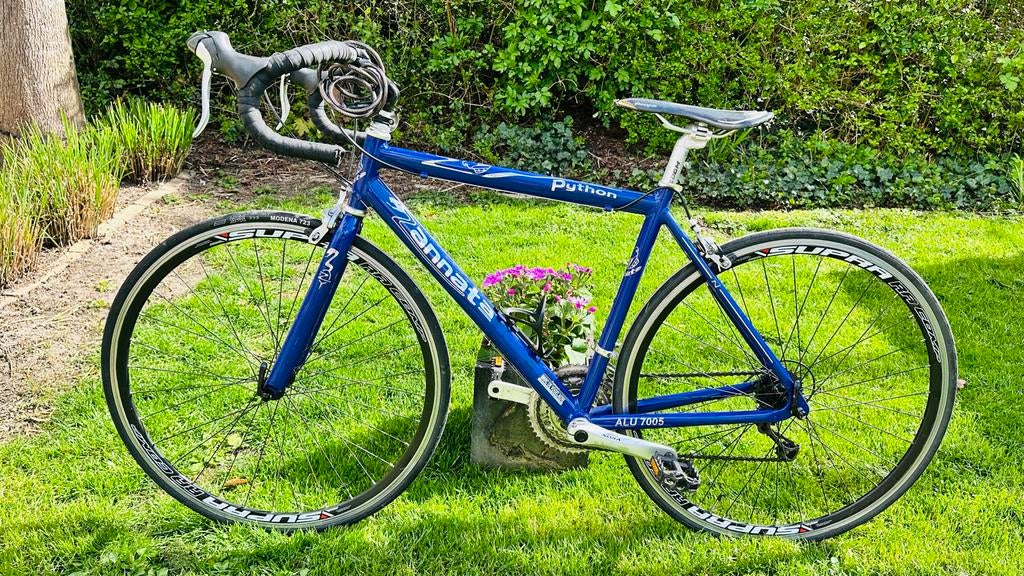 Zannata Python racefiets ALU 7005 leuk voor beginners, Fietsen en Brommers, Fietsen | Racefietsen, 28 inch, Gebruikt, Aluminium