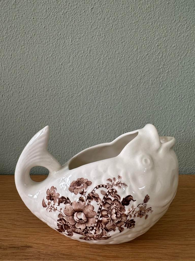 Crown Devon vis vaasje – Staffordshire Engeland vintage, Ophalen of Verzenden