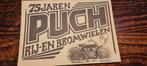 75 jr Puch poster, Ophalen of Verzenden