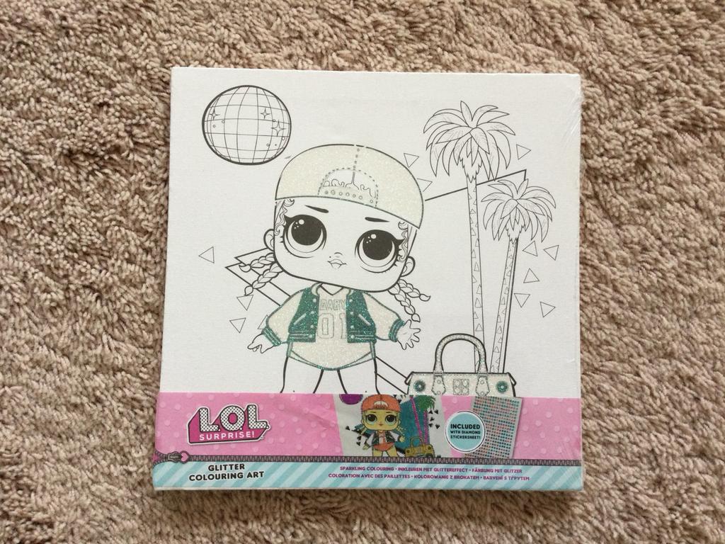 LOL canvas Surprise Glitter Kleurkunst Set.Nieuw, Hobby en Vrije tijd, Knutselen, Ophalen of Verzenden, Nieuw
