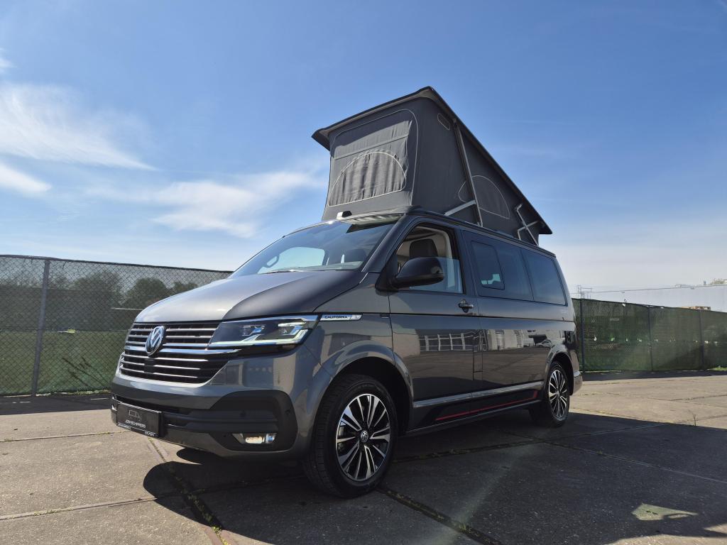 Vw T6.1 California Ocean Edition 2022 hefdak camper DSG, Caravans en Kamperen, Campers, Bedrijf, tot en met 4, Buscamper of Camperbus