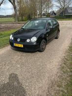 Volkswagen Polo 1.4 55KW 2005 Zwart - Nieuwe APK, Voorwielaandrijving, 15 km/l, 4 cilinders, Zwart