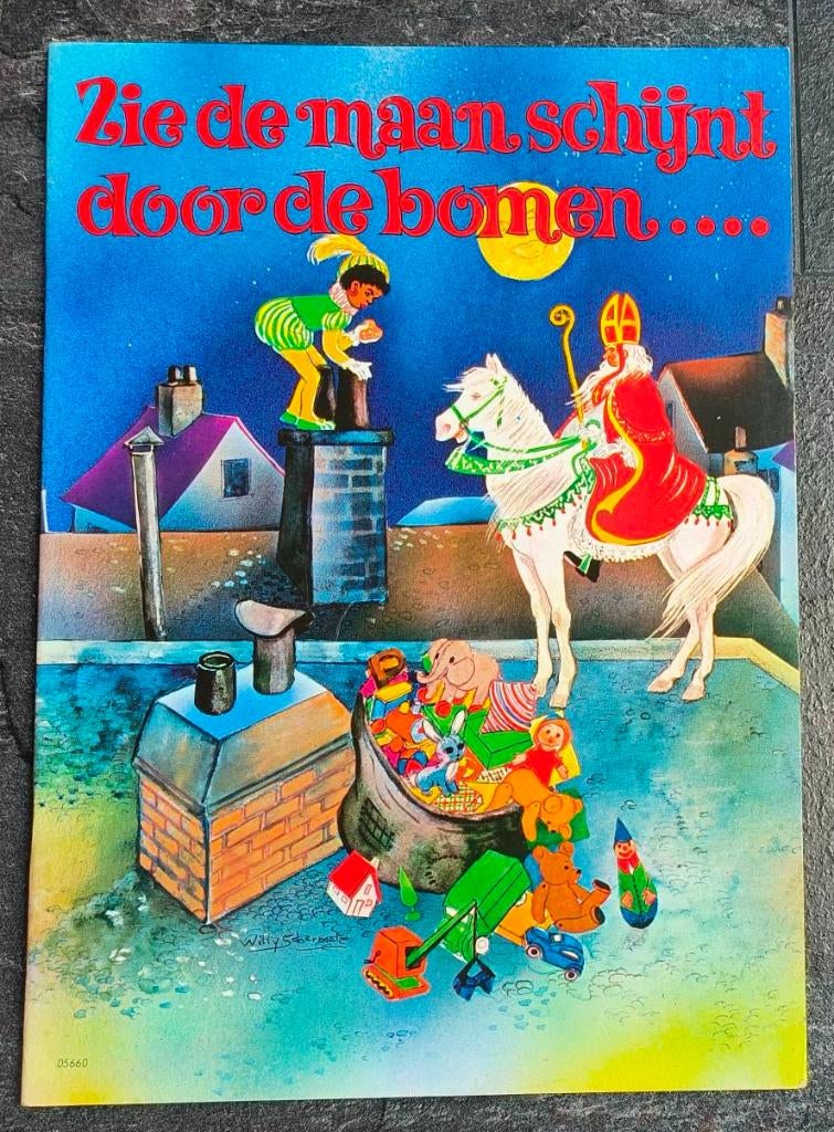 Zie de maan schijnt door de bomen...., Boeken, Kinderboeken | Jeugd | onder 10 jaar, Fictie algemeen, Willy Schermelé, Ophalen of Verzenden