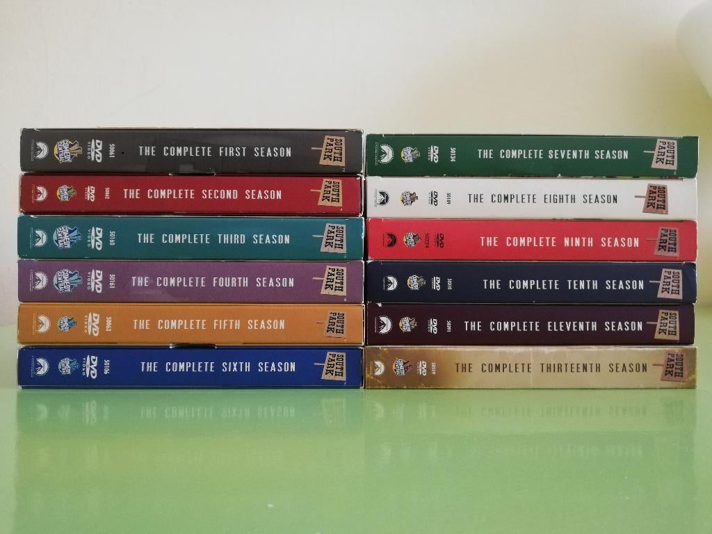 South Park DVD Box Seizoen 1 t/m 11 en Seizoen 13, Vanaf 6 jaar, Ophalen of Verzenden, Zo goed als nieuw, Komedie