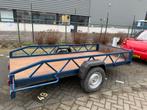 Aanhangwagen 3 x 1,30 metalen laadvloer torsie zeer stevig, Ophalen, Gebruikt