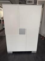 Moderne witte kledingkast/kast met planken/ luxe IKEA kast, Huis en Inrichting, 100 tot 150 cm, Ophalen of Verzenden, Zo goed als nieuw