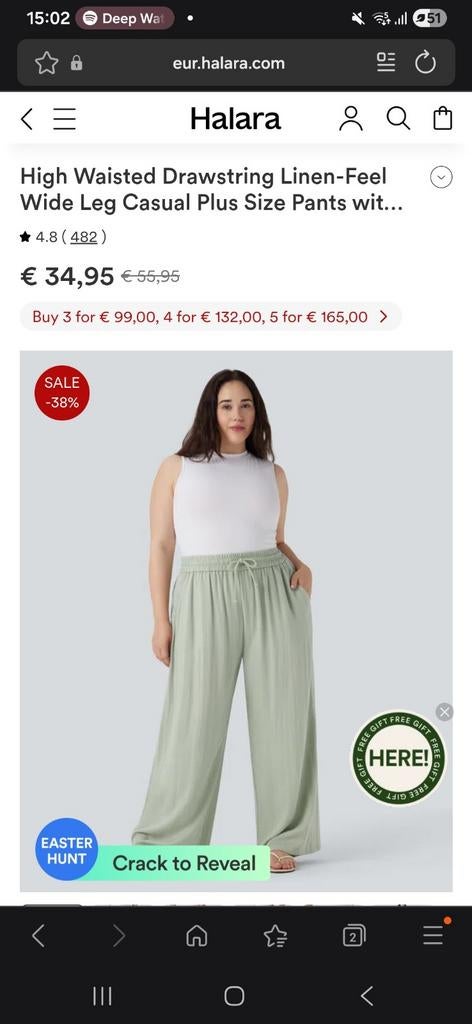 2 Nieuwe Halara Damesbroeken met Kaartje maat xl, Kleding | Dames, Broeken en Pantalons, Halara, Ophalen of Verzenden, Nieuw, Zwart