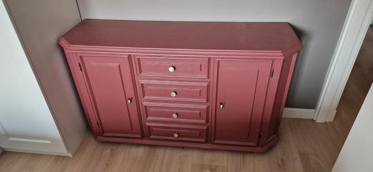 Dressoir kast te koop, Huis en Inrichting, Kasten | Dressoirs, Gebruikt, 100 tot 150 cm, 25 tot 50 cm, Met lade(s), Met deur(en)