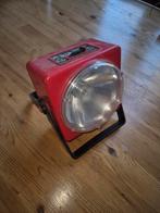 Antieke Zaklamp voor 4 x D cel batterijen - Rood, Ophalen of Verzenden, Gebruikt, Batterij