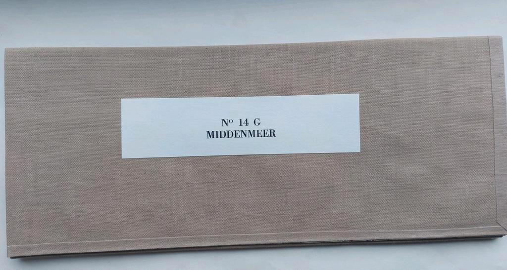 14G stafkaart uit 1961 Middenmeer Kolhorn Niedorp De Weere, Boeken, Staat der Nederlanden, Ophalen of Verzenden, 1800 tot 2000