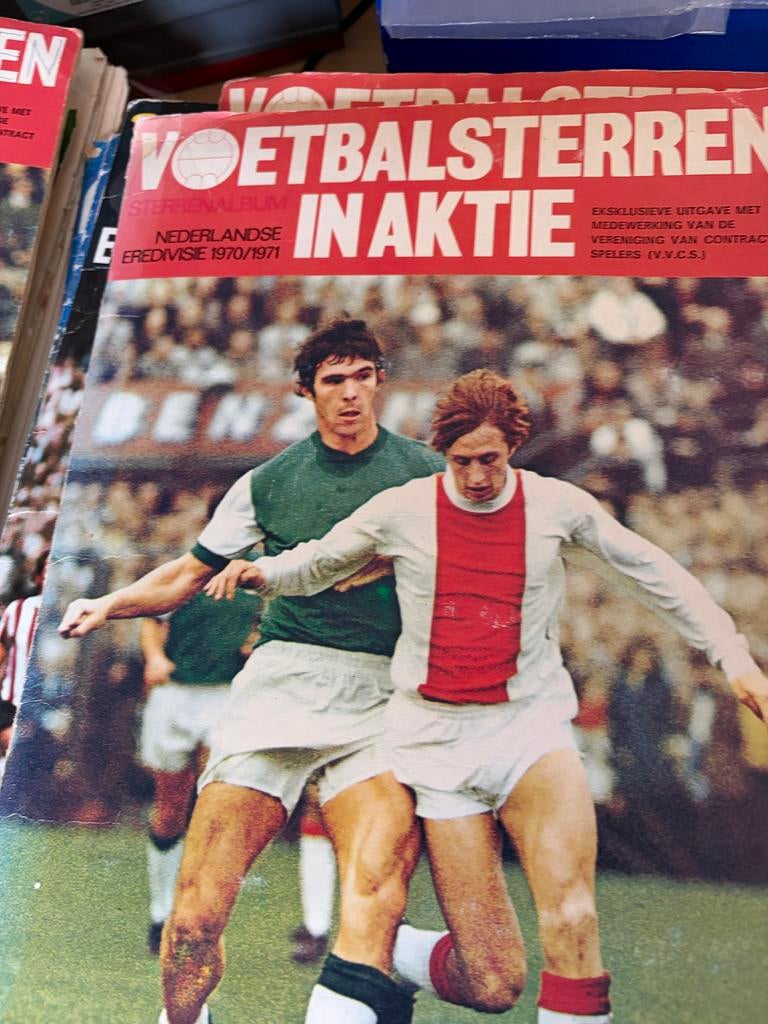Voetbalsterren in Aktie album 1970/1971 (excl. Cruijff, Zwar, Ophalen of Verzenden, Gebruikt, Overige binnenlandse clubs, Boek of Tijdschrift