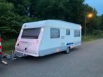 Burstner caravan 500 ts ventana, Caravans en Kamperen, Vast bed, Particulier, Bürstner, 5 tot 6 meter