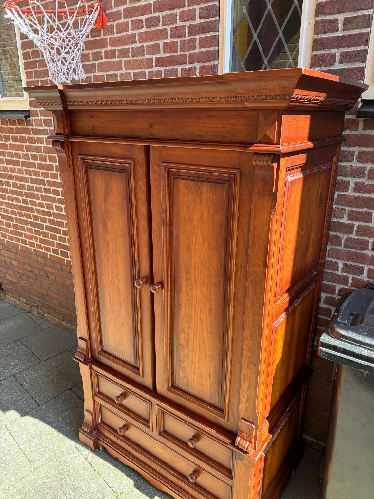 Kersenhouten Kast, Huis en Inrichting, Ophalen, Gebruikt, 100 tot 150 cm, Kersenhout