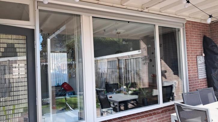 screen voor buiten, Tuin en Terras, Zonneschermen, Gebruikt, Screen, 150 tot 300 cm, 250 cm tot 450 cm, Ophalen