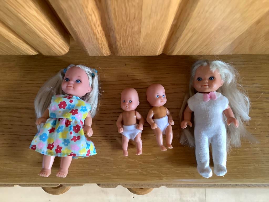 Simba popjes plus baby,s,vintage, Ophalen of Verzenden, Gebruikt, Pop