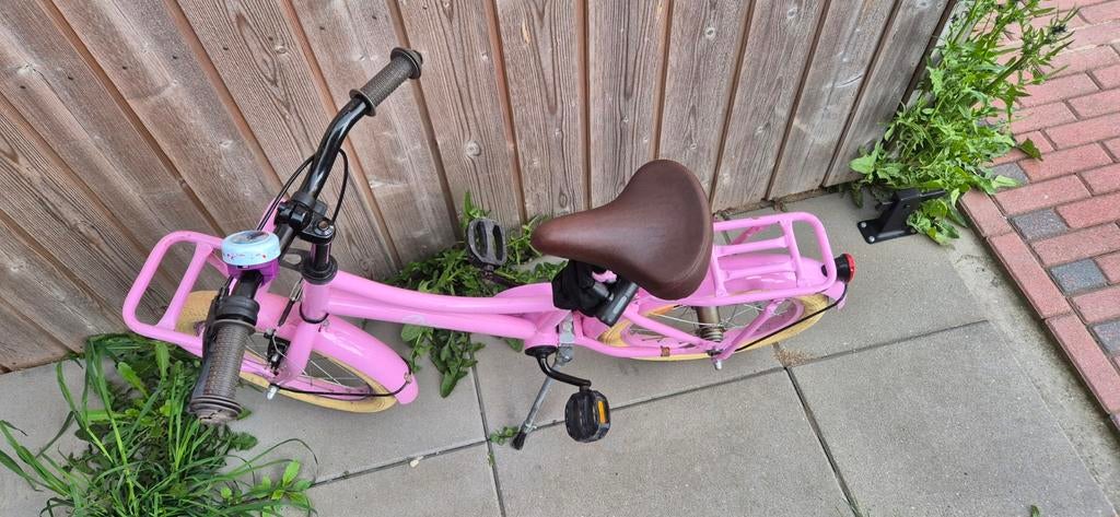 Roze meisjes fiets, Ophalen of Verzenden, Gebruikt, 16 tot 20 inch