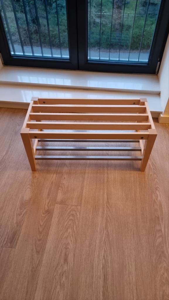 Houten schoenenrek, Huis en Inrichting, Kasten | Schoenenrekken, Zo goed als nieuw, Ophalen of Verzenden