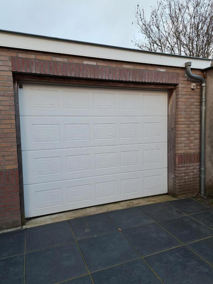 Hörmann ProMatic elektrische garagedeur wit - compleet, Doe-het-zelf en Verbouw, Deuren en Horren, Gebruikt, Garagedeur, 215 cm of meer